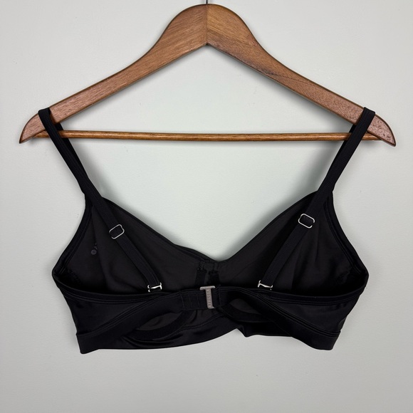 Athleta Twister Underwire Bikini Top Black 36D/DD - Picture 4 of 6